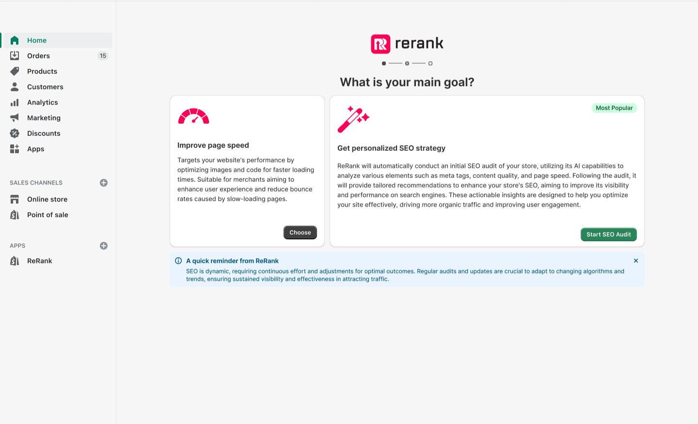 Fuze Rank SEO dashboard preview